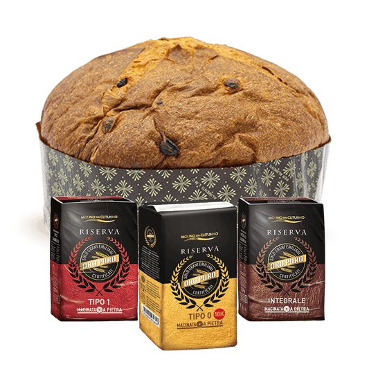 Panettone tradizionale + 3kg ORO PURO RISERVA